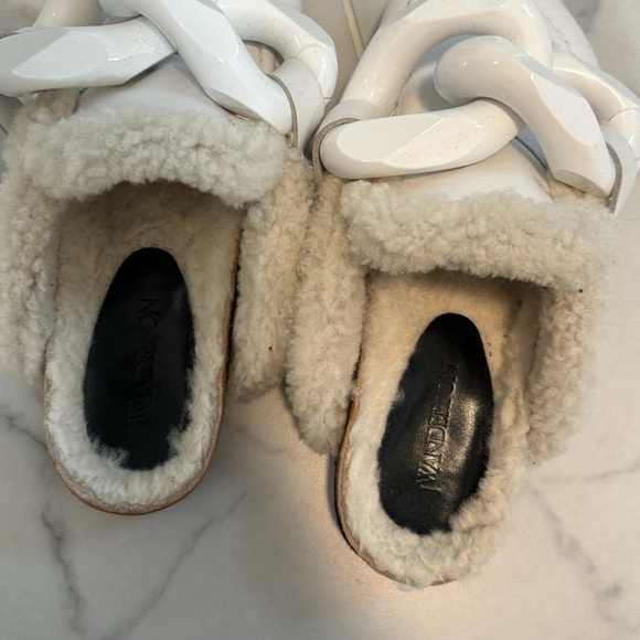 JW Anderson Chain shearling loafers mule - Picture 8 of 8